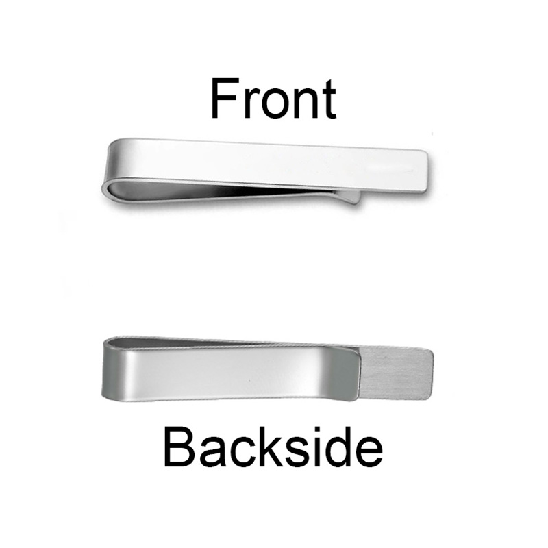 男性用ステンレスネクタイクリップ,パーソナライズされたロゴ, - Tie Bar Set Gift のレビューと価格