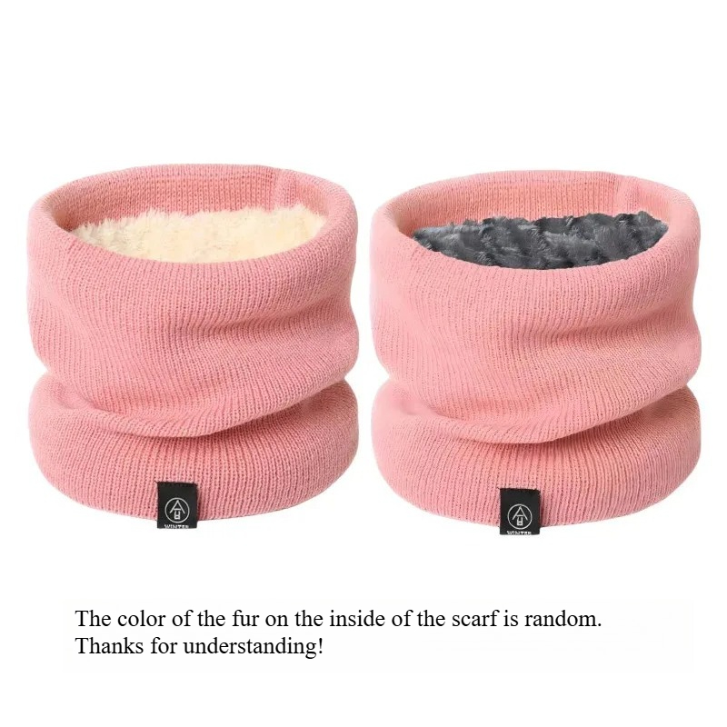 ファッション女性ニットスカーフ固体カシミヤのような冬のスヌー - Muffler Men Wool のレビューと価格