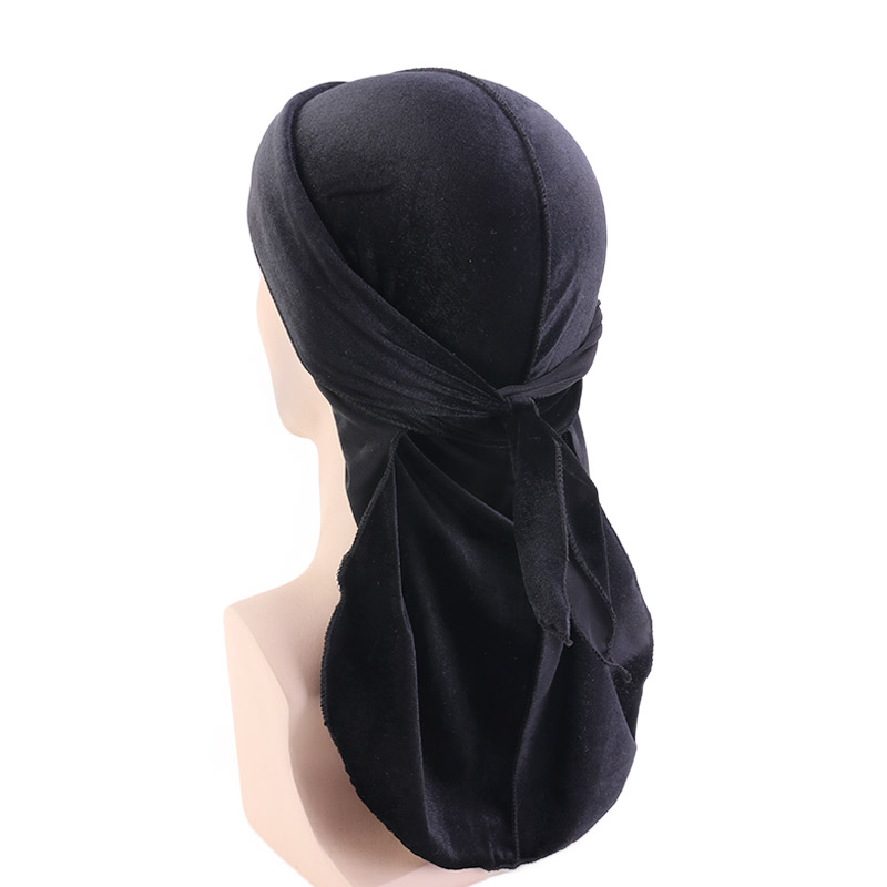 男性と女性のためのユニセックスベルベットヘッドバンド,バンダ - Bandana Doo Rag のレビューと価格
