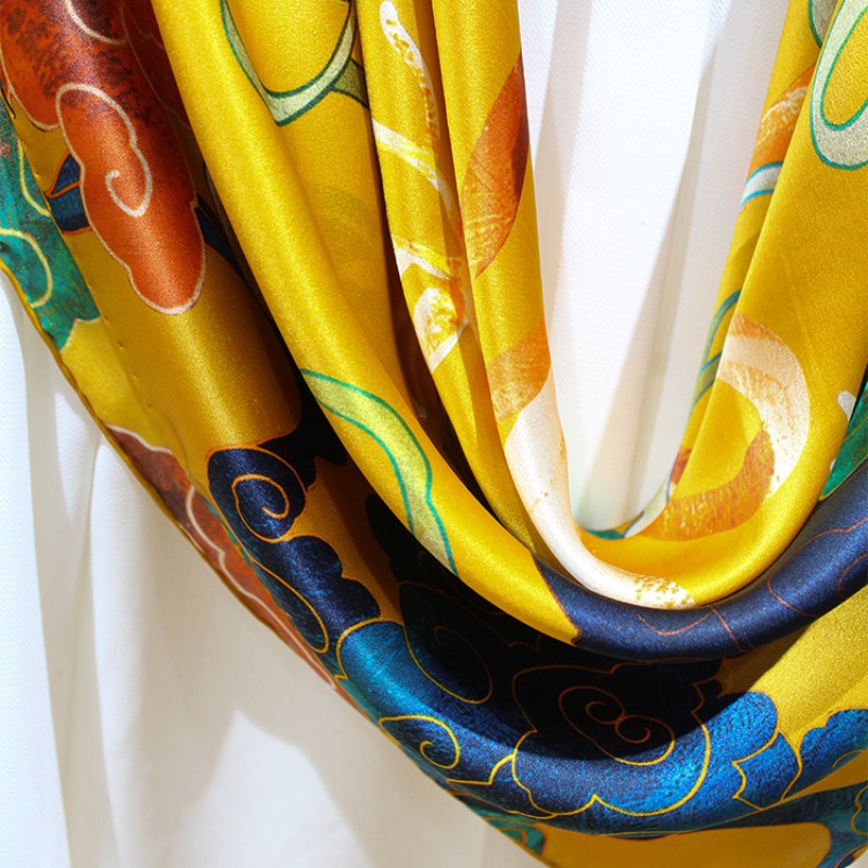 新しい高級 110 × 110 センチメートル本物のシルクシ - Pashmina Wrap Large のレビューと価格