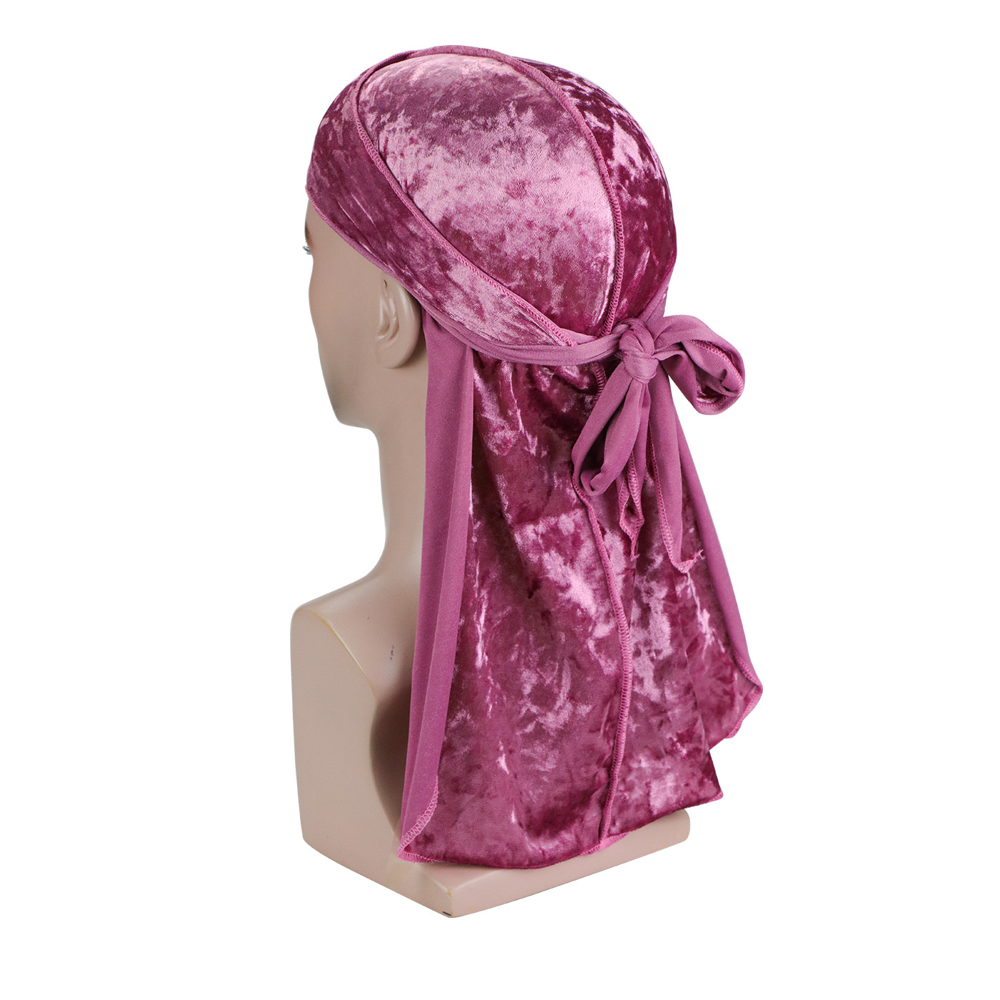 ユニセックス ダイヤモンド ベルベット デュラグ バンダナ  - Bandana Doo Rag のレビューと価格