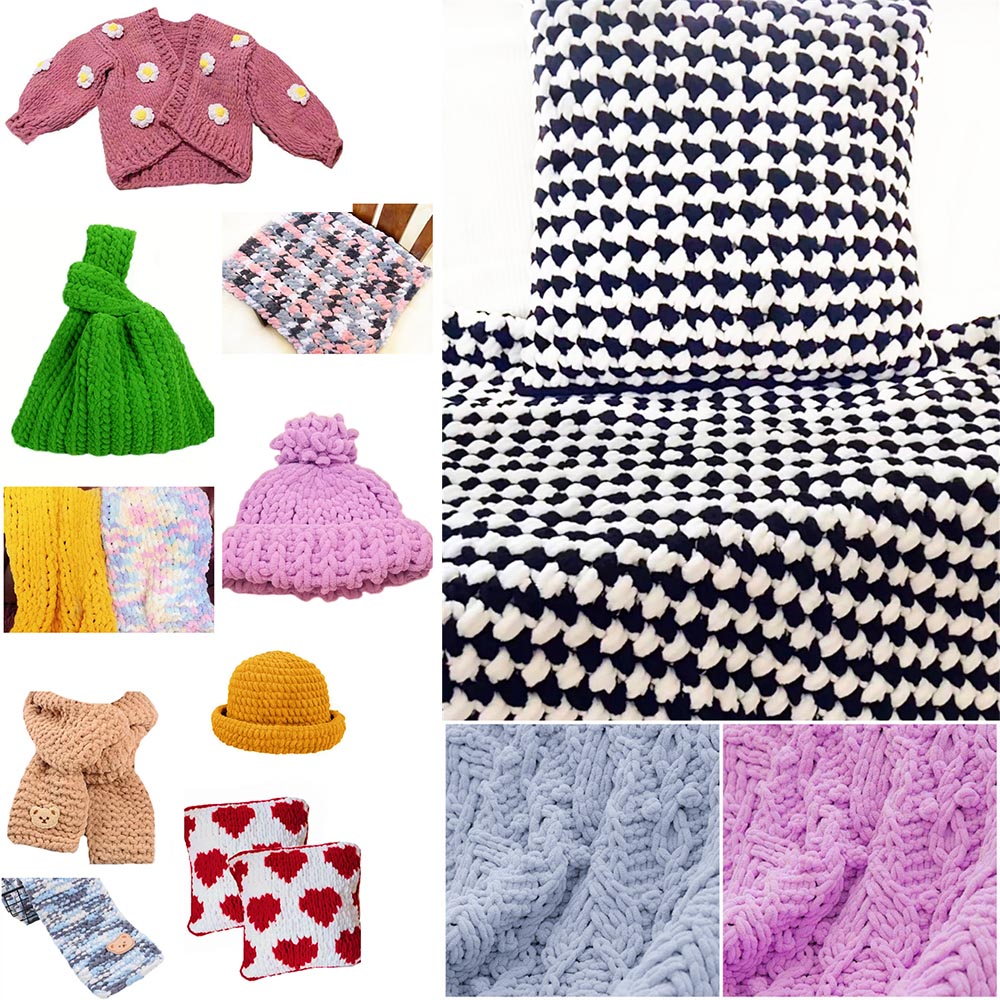 100g/ロール フィンガーループヤーン 糸 ふわふわ ソフ - Woven Scarf Blanket のレビューと価格