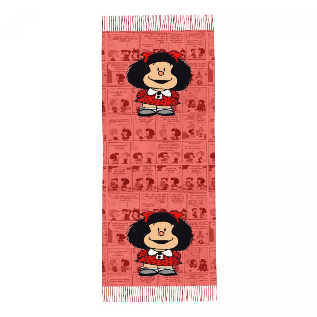 女性用タッセルスカーフ マファルダス漫画 大きな柔らかい暖か - Pashmina Wrap Large のレビューと価格