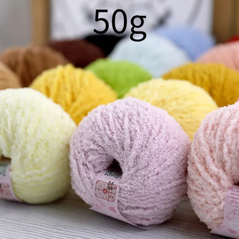 50g ショートプラッシュヤーン 70m、DIY子供靴、ベビ - Woven Scarf Blanket のレビューと価格