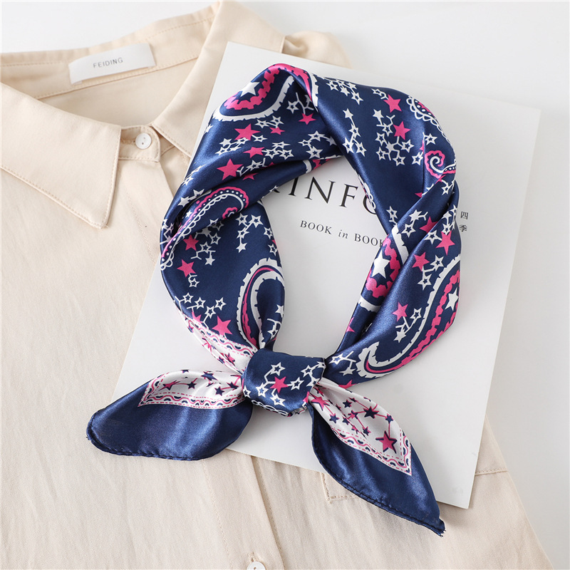 60 センチメートル高級正方形シルクスカーフ女性のためのヒジ - Scarf Silk Square のレビューと価格
