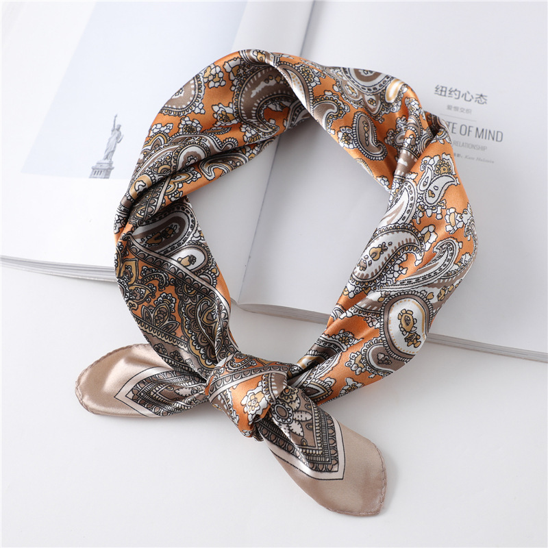 60 センチメートル高級正方形シルクスカーフ女性のためのヒジ - Scarf Silk Square のレビューと価格