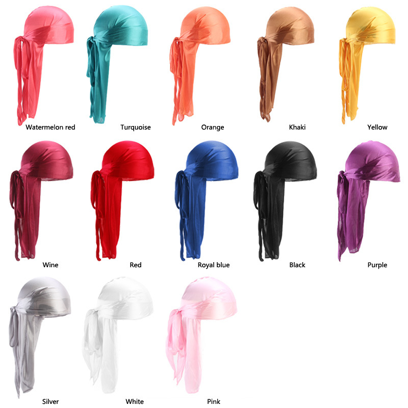 メンズシルキーデュラグバンダナターバン帽子ウィッグドゥー男性 - Bandana Doo Rag のレビューと価格