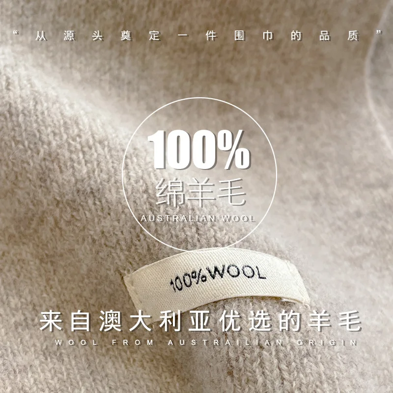 男性と女性のためのニットスカーフ、カップルのための暖かい用途 - Muffler Men Wool のレビューと価格